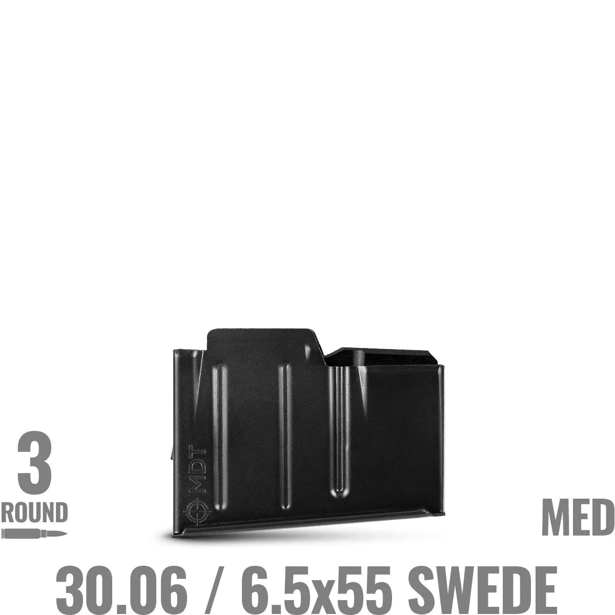 MDT 30.06 / 6.5x55 Swede Metal Magazine - MED - 3 RND
