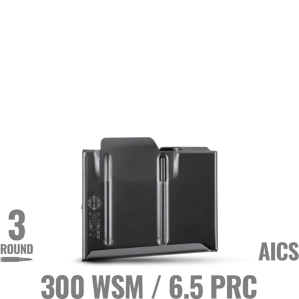 MDT 300WSM / 6.5 PRC Metal AICS Magazine - 3 RND