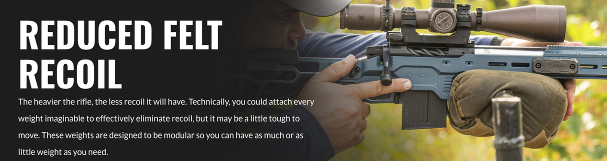 MDT ACC M-LOK Exterior Forend Weights (Pair)