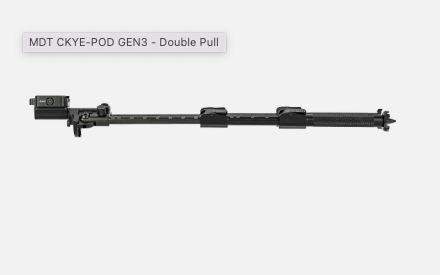 MDT CKYE-POD GEN3 DOUBLE PULL - BIPOD