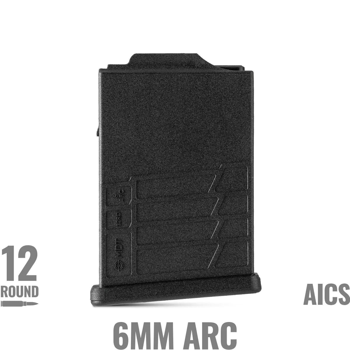 MDT 6mm ARC Polymer AICS Magazine - 12 RND